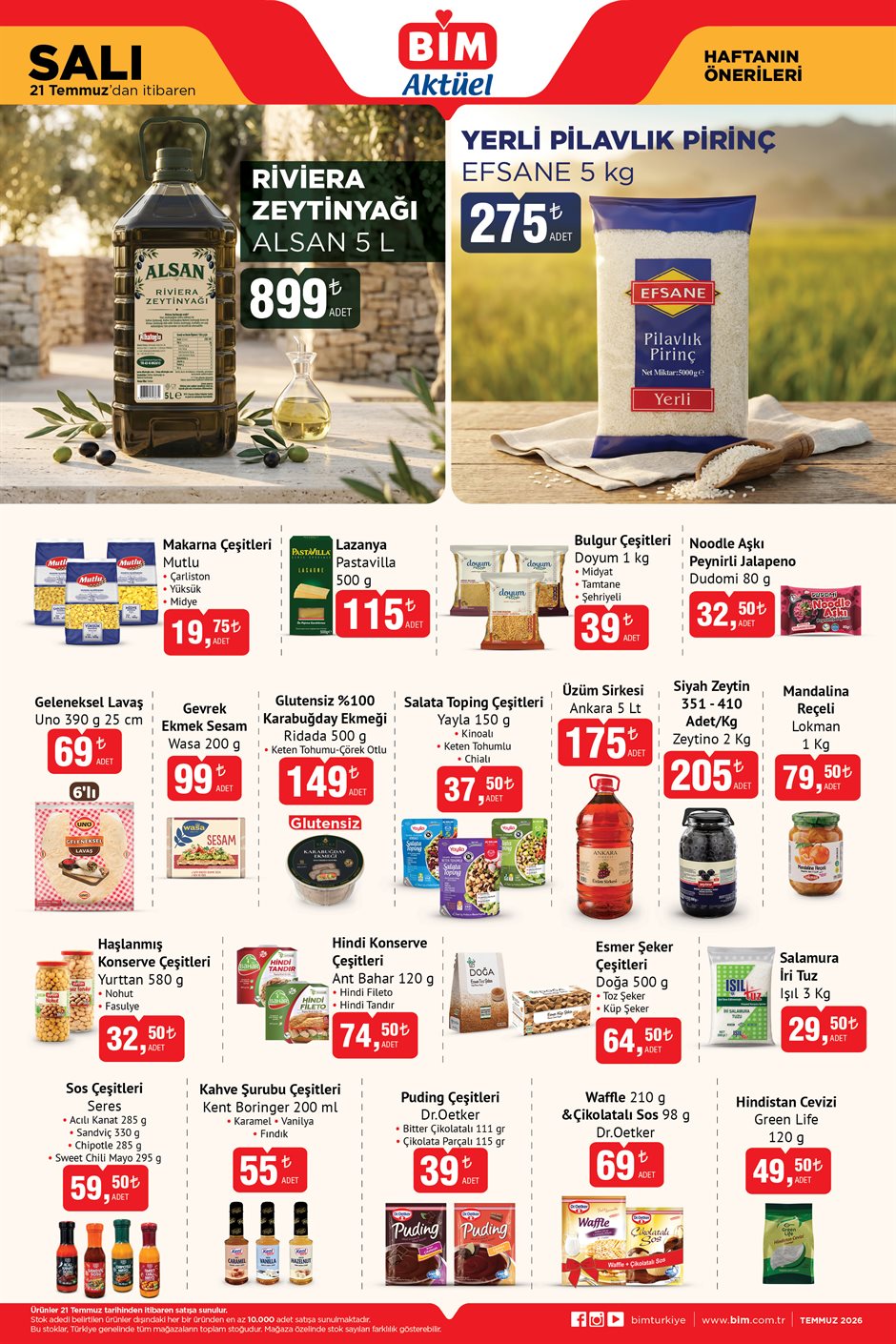 Bulgur Kısımları