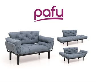 NİTTA İKİLİ SU GEÇİRMEZ YATAKLI BAHÇE KOLTUĞU