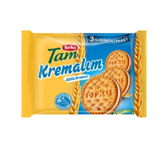 Torku Tam Kremalım Sütlü Kremalı Bisküvi