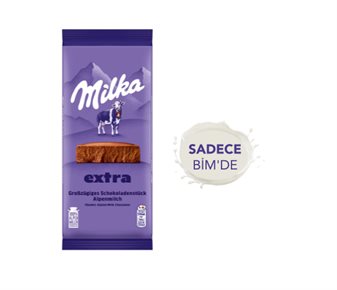 Milka Extra Bol Sütlü Çikolata