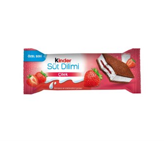 28 g Çilekli Kinder Süt Dilimi