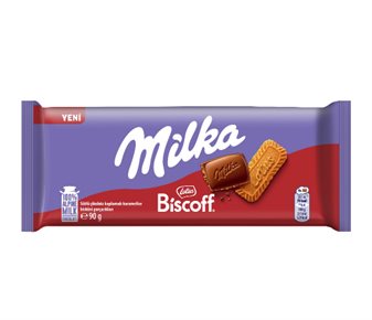Milka Biscoff Lotus Karamelize Bisküvi Parçacıklı Sütlü Çikolata