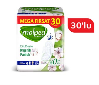 Molped Hijyenik Ped Pure&Soft Gece