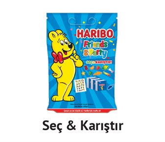 Haribo Friends & Party Meyve Aromalı Karışık Yumuşak Şekerleme