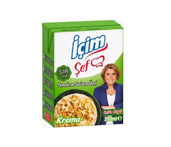%18 Yağlı Krema