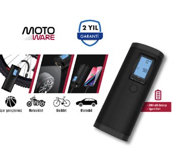 Kablosuz Kompresör, Powerbank ve Işıkdak