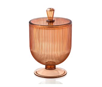 Gravürlü Ayaklı Kurabiyelik ~0,8 L