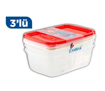 Dikdörtgen Saklama Kabı ~450 ml