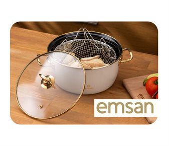 Emsan Emaye Kızartma Tenceresi
