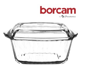Borcam  By Paşabahçe Cam Kapaklı Borcam