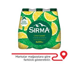 Limon Aromalı C Plus Vitaminli Maden Suyu