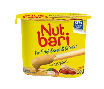Nut Bari Grissinili Yer Fıstığı Ezmesi