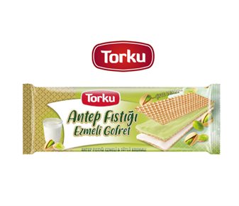 Torku Antep Fıstıklı ve Sütlü Kremalı Gofret