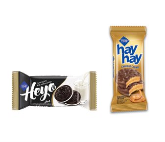 Çizmeci Kaplamalı Karamel Kremalı Bisküvi Hayhay & Vanilya Kremalı Bisküvi Heyo