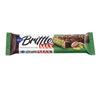 Çizmeci Brittle Max Sütlü Çikolata Kaplamalı Antep Fıstıklı Gofret