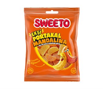 Mandalina ve Portakal Aromalı Ekşi Yumuşak Şeker
