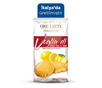 Limon Krema Dolgulu Bisküvi