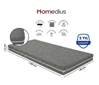 ECOSLEEP TEK KİŞİLİK KILIFLI SÜNGER YATAK