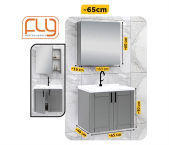 FLY RİVA BANYO DOLABI