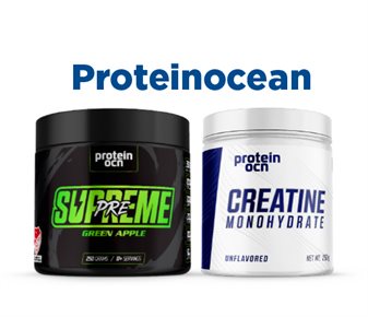 Proteinocean Yeşil Elma Aromalı  Pre-Workout/Kreatin