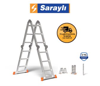 SARAYLI RAYAN ÇOK AMAÇLI MERDİVEN 4X3