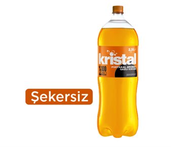 Kristal Portakal Aromalı  Gazlı İçecek