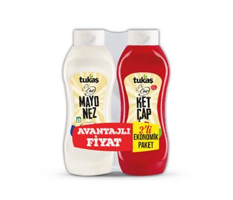 Tukaş Ketçap 1 kg & Mayonez 840 g Set