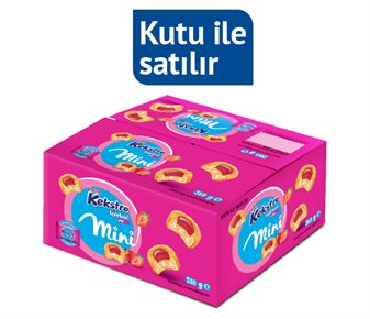 Ülker Kekstra Çilekli Soslu ve Krema Dolgulu Kek