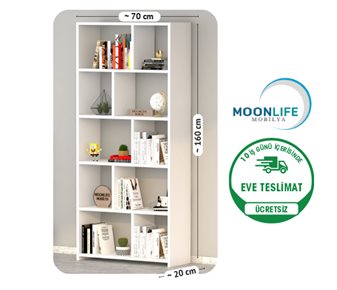 Moonlife LONDON  DEKORATİF KİTAPLIK