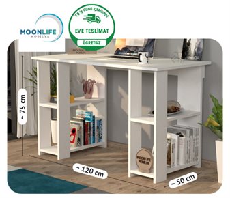 Moonlife HİPO  KİTAPLIKLI ÇALIŞMA MASASI