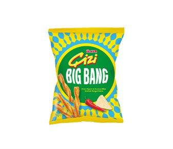 Ülker Çizi Bigbang Krem Peyniri & Kırmızı Biber Aromalı Burgu Kraker