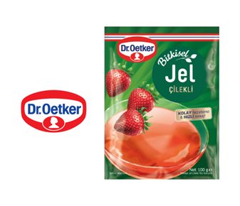 Dr. Oetker Bitkisel Jel  Çilek Aromalı