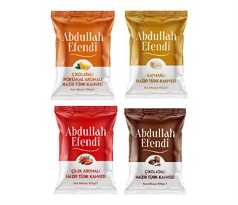 Abdullah Efendi Aromalı  Türk Kahvesi Çeşitleri