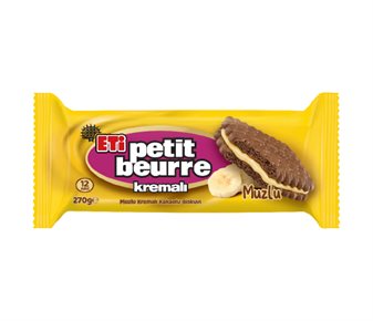 Eti Petit Beurre Muzlu Kremalı Kakaolu Bisküvi