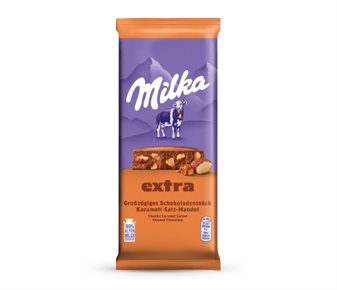 Milka Tuzlu Karamel  ve Bademli Sütlü Çikolata