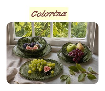 Colorina Yaprak Model Cam Tabak Çeşitleri