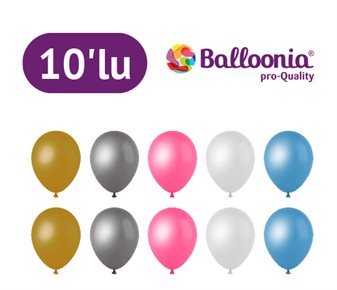 Balloonia Metal Renkli Balon