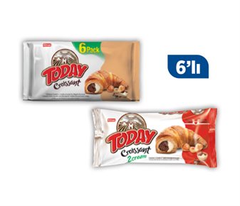 Today Çikolatalı Fındıklı ve Vanilya Aromalı Kruvasan