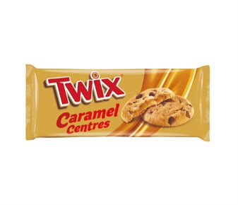 Twix Karamel Dolgulu Çikolata Parçacıklı Kurabiye