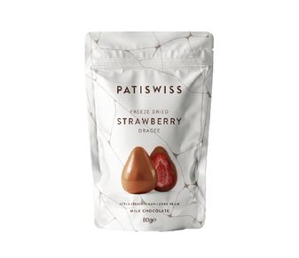 Patiswiss Kurutulmuş Çilek Draje Çikolata
