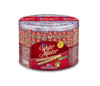 Wafer Master Kakaolu Fındık Kremalı Rulo Gofret