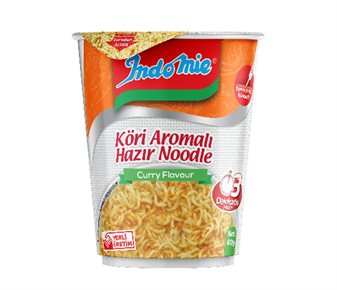 Indomie Bardak Noodle Köri Aromalı 60 g